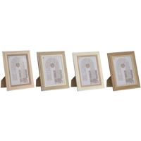 Fotolijsten Home ESPRIT Kristal Hout MDF 18 x 2,8 x 23 cm (4 Stuks) - thumbnail