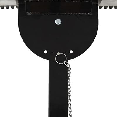 Sneeuwploeg handbediend met wielen 100x44 cm