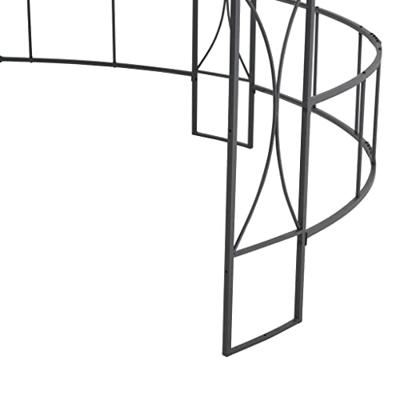 VidaXL Prieel rond 300x290 cm wit