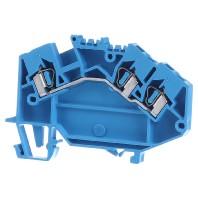 WAGO 780-651 Doorgangsklem 5 mm Spanveer Toewijzing: N Blauw 50 stuk(s) - thumbnail