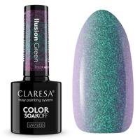 Claresa uv/led gellak 5ml color alchemy - illusion green - thumbnail