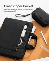 Inateck LB02014-15_BLACK laptoptas 40,6 cm (16 ) Aktetas Zwart - thumbnail