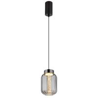 Globo Ronde hanglampFluoro enkel zwart - 15746 - thumbnail