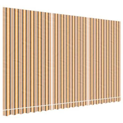 VidaXL Vervangingsdoek voor luifel gestreept 5x3 m meerkleurig VidaXL Vervangingsdoek voor luifel gestreept 5x3 m meerkleurig