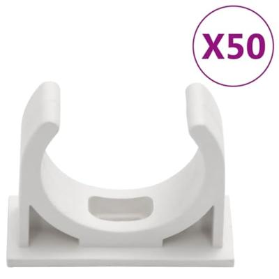 VidaXL Kabelgoten met klemmen ø30 mm 30 m pvc VidaXL Kabelgoten met klemmen ø30 mm 30 m pvc