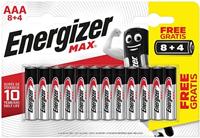 Energizer Max AAA batterij (potlood) Alkaline 1.5 V 12 stuk(s) - thumbnail