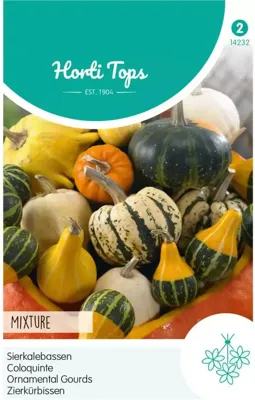 Zaden Cucurbita Sierkalebas groot- en kleinvruchtig gemengd Hortitops - Hortitops Zaden Cucurbita Sierkalebas groot- en kleinvruchtig gemengd Hortitops - Hortitops