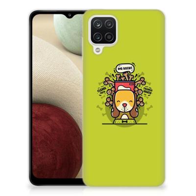 Samsung Galaxy A12 Telefoonhoesje met Naam Doggy Biscuit Samsung Galaxy A12 Telefoonhoesje met Naam Doggy Biscuit