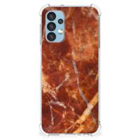 Samsung Galaxy A13 (4G) Anti-Shock Hoesje Marmer Bruin - thumbnail
