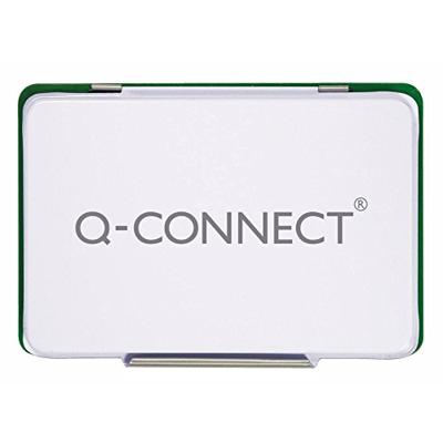 Q-CONNECT stempelkussen, ft 90 x 55 mm, groen
