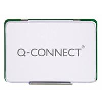 Q-CONNECT stempelkussen, ft 90 x 55 mm, groen - thumbnail