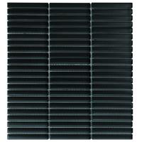 Mozaiek Sevilla Kit-Kat mini&apos;s Zwart 1,2x9,2 - thumbnail