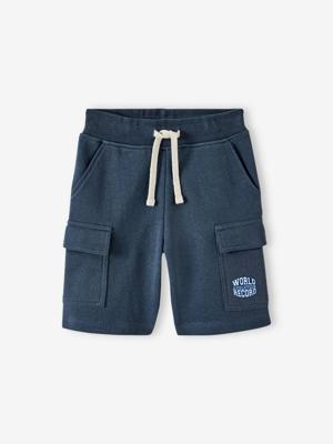 Sportieve short met battle-stijl marineblauw