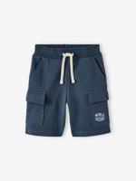 Sportieve short met battle-stijl marineblauw - thumbnail