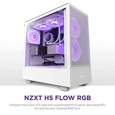 NZXT H5 Flow RGB White NZXT H5 Flow RGB White