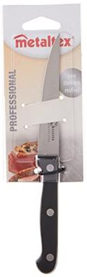 Metaltex professional steakmes 21 cm rvs/zwart - thumbnail