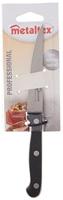 Metaltex professional steakmes 21 cm rvs/zwart - thumbnail