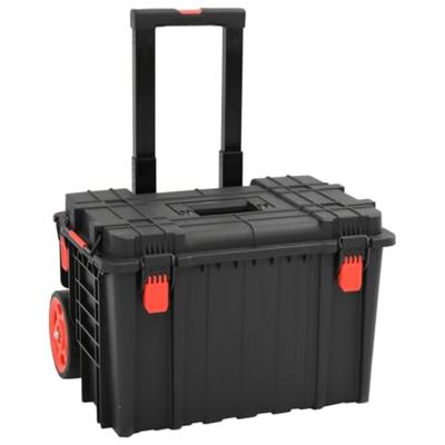 Flightcase draagbaar 56,5x34x16 cm PP zwart - thumbnail