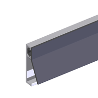 Ellen inbouw tochtprofiel - AIB 3N 25 - 3000mm - aluminium - (Verkoop per stuk) - thumbnail