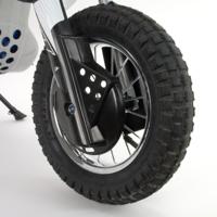 Injusa x-trene blue fighter elektrische kindermotorfiets blauw - thumbnail