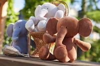 Jollein Elephant storm grey knuffel 37 cm - thumbnail