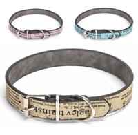 Nobleza Hondenhalsband met tekst en glitters - 60 cm - thumbnail