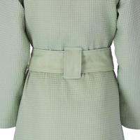 Vossen Vossen Damesbadjas Catania soft green XL - thumbnail