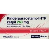 Healthypharm Kinderparacetamol HTP Zetpil 240mg - thumbnail