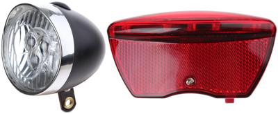 Verlichtingsset IKZI Retro - zwart