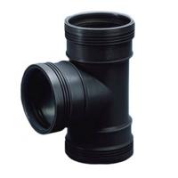 PP t-stuk 90 graden manchet - 40 mm - thumbnail