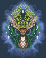Ravensburger creart schilderen op nummer - pixie cold: mystic deer - thumbnail