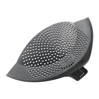 Metaltex afgiethulp 14.5x27.5x9 cm zwart - thumbnail