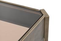 Hoofdtafel DKD Home Decor 102 x 62 x 53 cm Kristal Metaal Aluminium - thumbnail