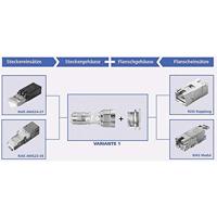 Telegärtner 100022773 STX V1 stofkap voor flenzen variant 1 Zwart 1 stuk(s) - thumbnail