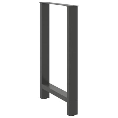 Bartafelpoten 2 st 60x(90-91) cm staal antraciet