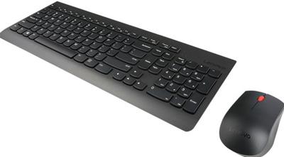 Lenovo 4X30M39497 toetsenbord Inclusief muis Universeel RF Draadloos QWERTY Amerikaans Engels Zwart