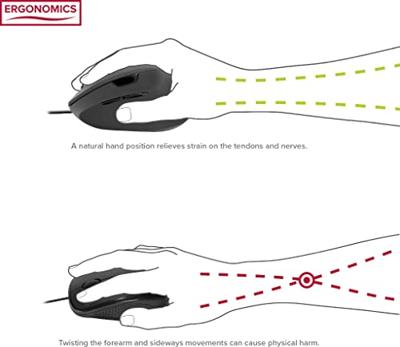 Speedlink PIAVO Wireless Ergonomic Vertical Mouse - Rubber/Black - thumbnail
