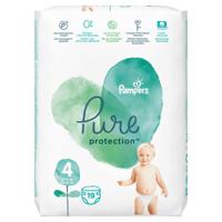 Pampers Pure Protection Maat 4, 19 Luiers, 9-14kg - thumbnail