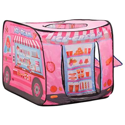 VidaXL Kinderspeeltent met 250 ballen 70x112x70 cm roze