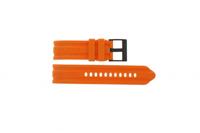 Horlogeband Nautica A17586G Rubber Oranje 24mm - thumbnail