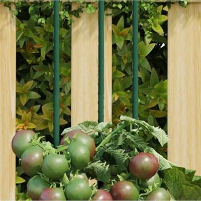 VidaXL Plantenstaken 30 st 115 cm staal groen