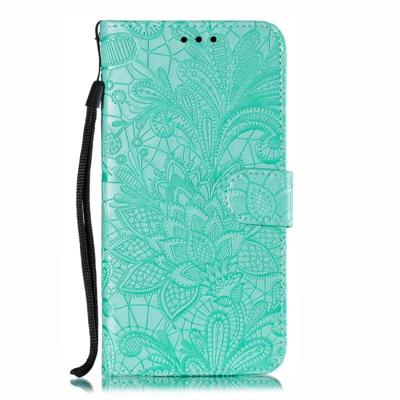 Lace bloem reliëf patroon horizontale Flip lederen draagtas voor Xiaomi mi CC9e/a3 met houder & kaartsleuven & portemonnee & fotolijstjes & Lanyard