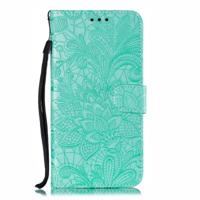 Lace bloem reliëf patroon horizontale Flip lederen draagtas voor Xiaomi mi CC9e/a3 met houder & kaartsleuven & portemonnee & fotolijstjes & Lanyard - thumbnail