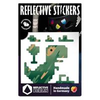 REFLECTIVE BERLIN reflex-stickers "decals" refl.sticker refl.berlin decals t-rex camouflage - thumbnail