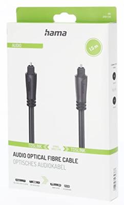 Hama OPTISCHE AUDIOKABEL, ODT-CONNECTOR (TOSLINK), 1,5 M Optische kabel