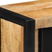 Tv-meubel 100x30x40 cm massief ruw mangohout - thumbnail