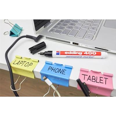 Permanente markeerstift Edding 400-02 Rood (10 Stuks)