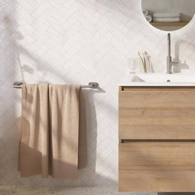 Ben Mykanto handdoekbeugel 45x7x3,9cm geborsteld nikkel