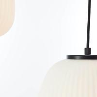 Brilliant HanglampKaizen 5-lichts zwart met wit - 60156/76 - thumbnail