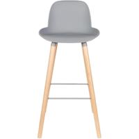 Zuiver Barkruk 'Albert Kuip' PP, kleur Lichtgrijs (zithoogte 75cm) - thumbnail